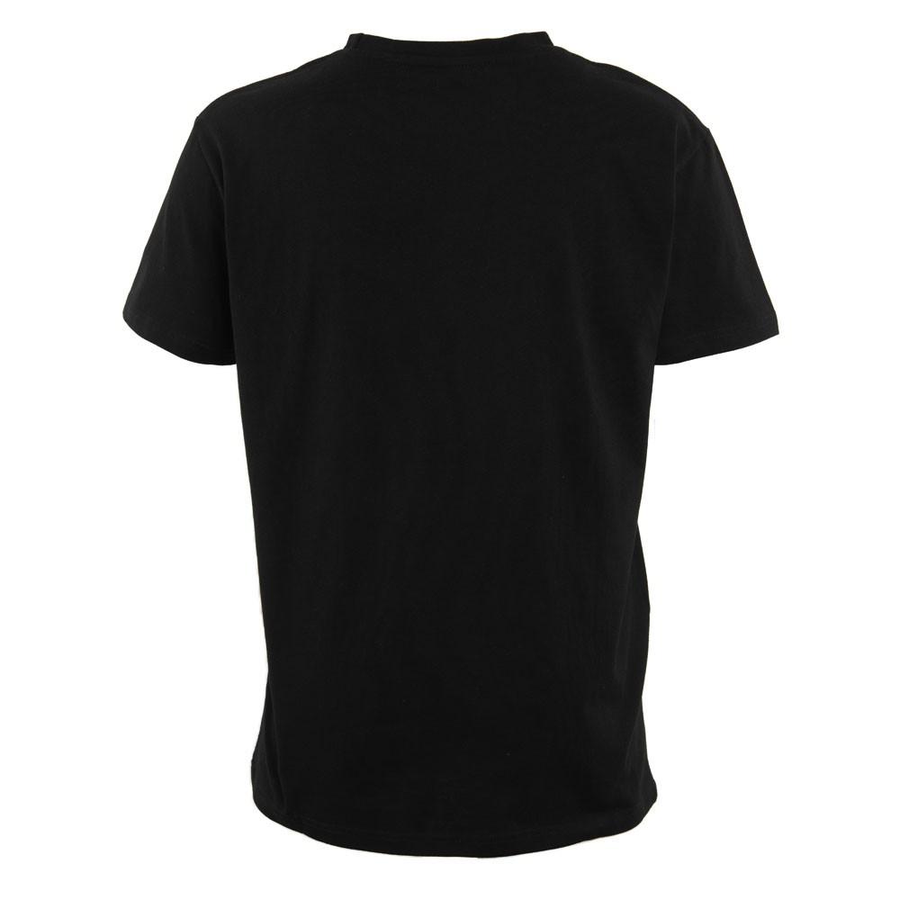 Polera Men Black Logo Bordado Grey