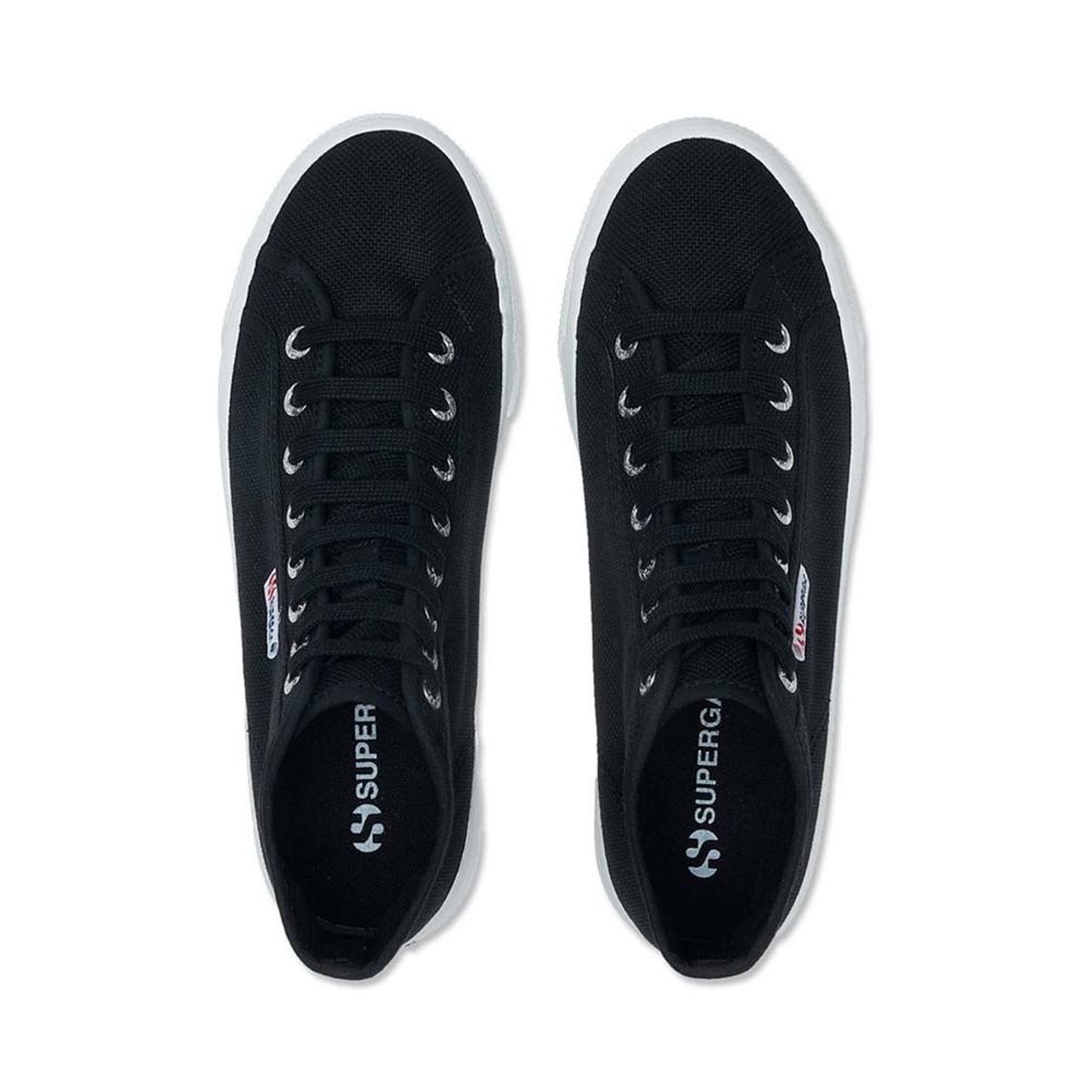 Zapatilla 2708 Hi Top Black F White