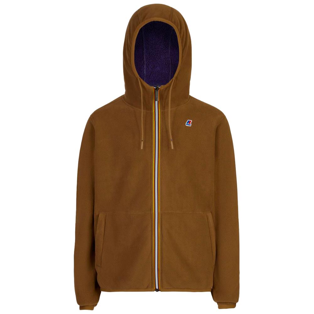Chaqueta Jacques Polar Reversible Brown Blue