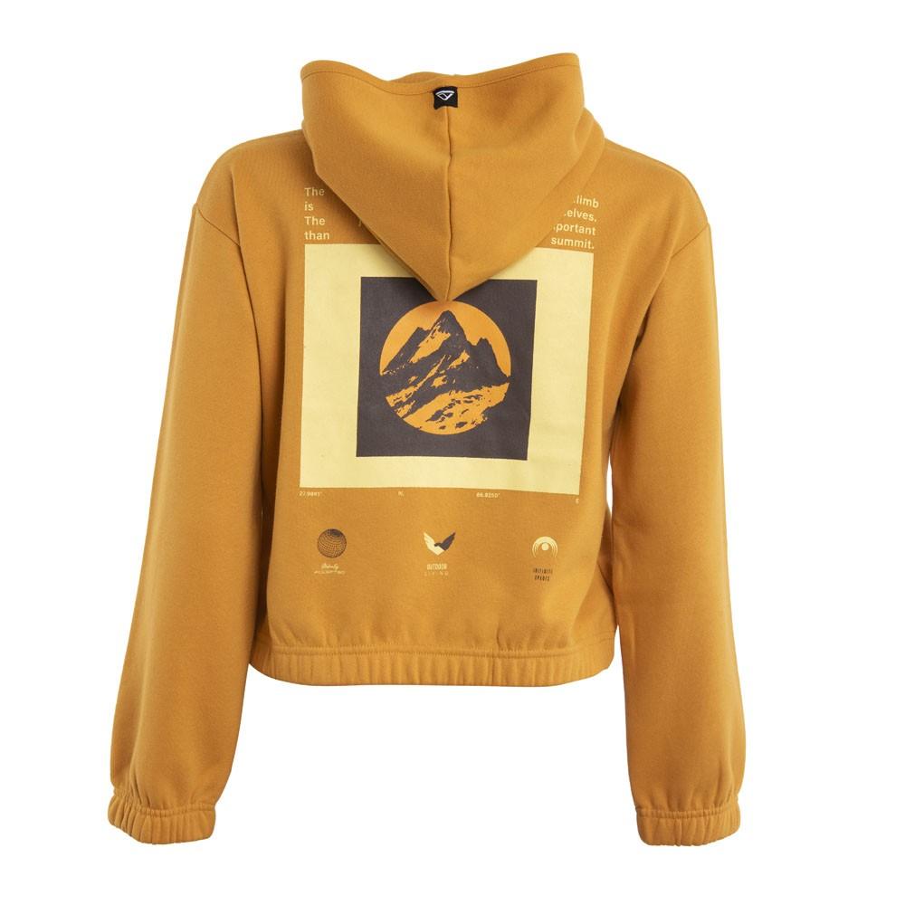 Poleron Kids Crop Top Mustard