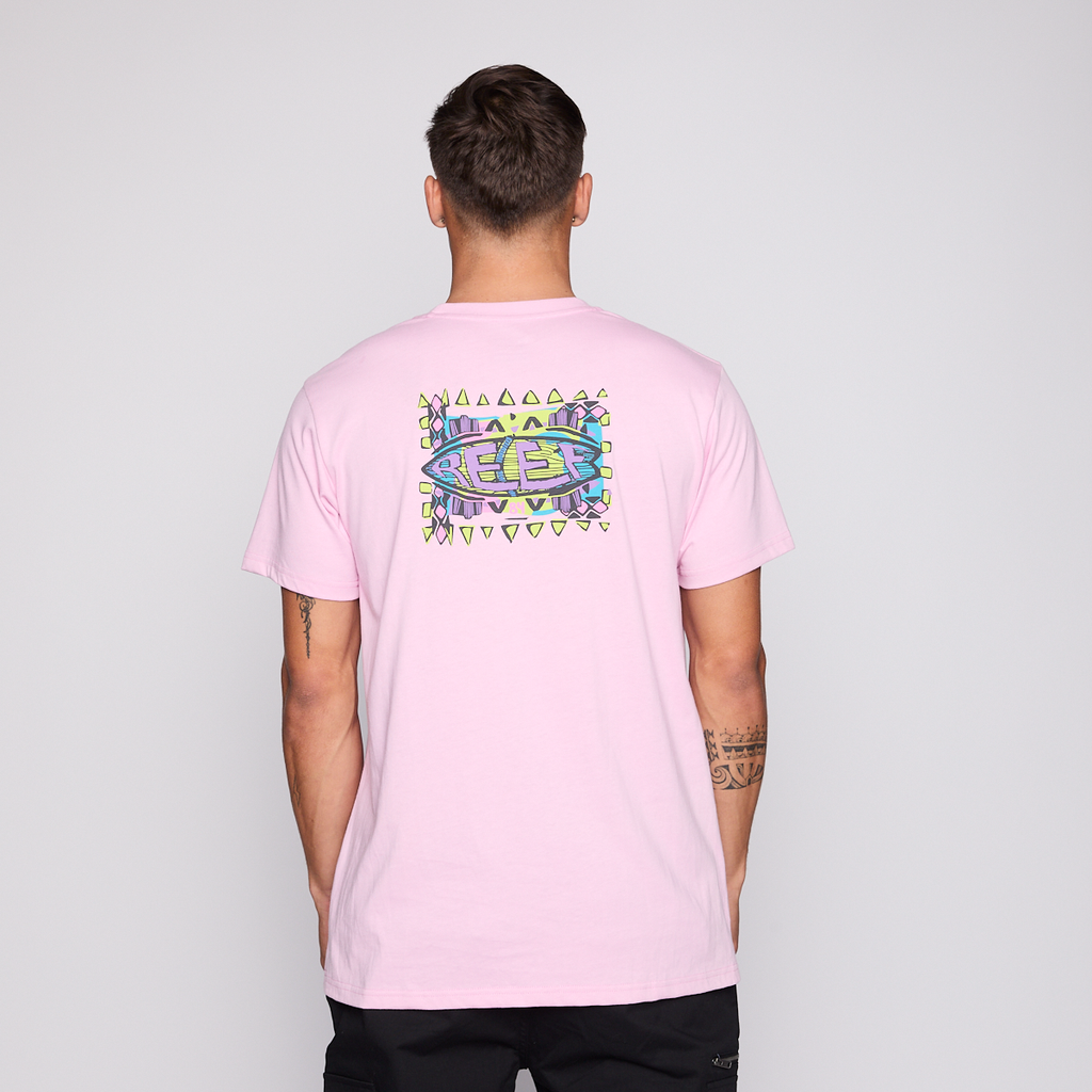 Polera Reef Men Surf Reef 84 Pink