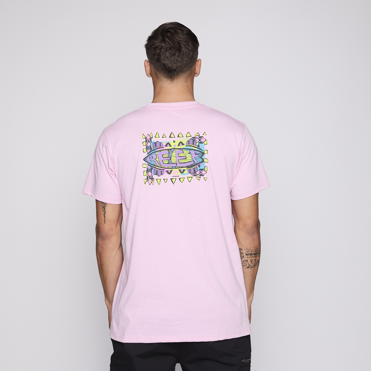 Polera Reef Men Surf Reef 84 Pink
