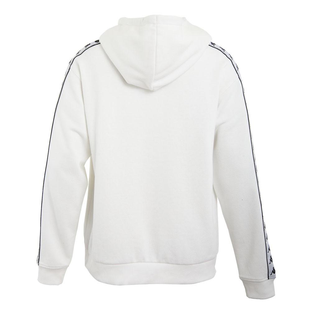 Poleron Men Hoodie White Silver