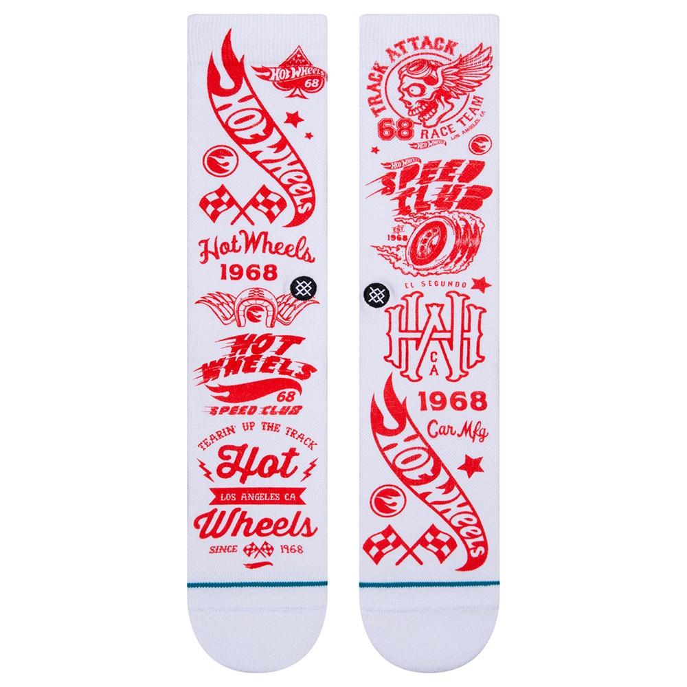 Stance Sock Hot Wheels Men White