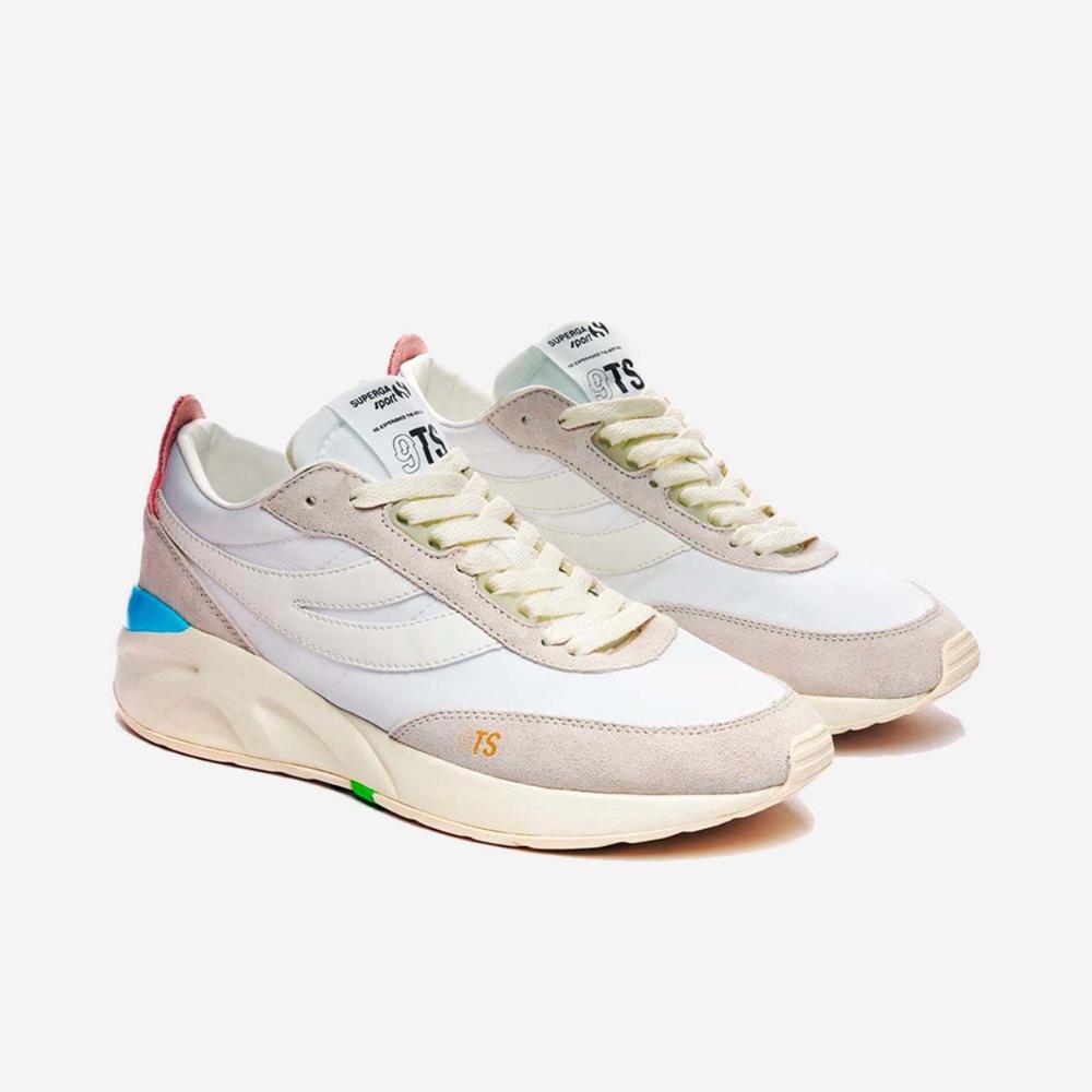 Zapatilla 4089 Training 9TS White Turquoise Green