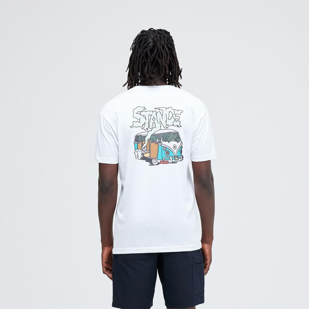 Polera Stance Ozone White