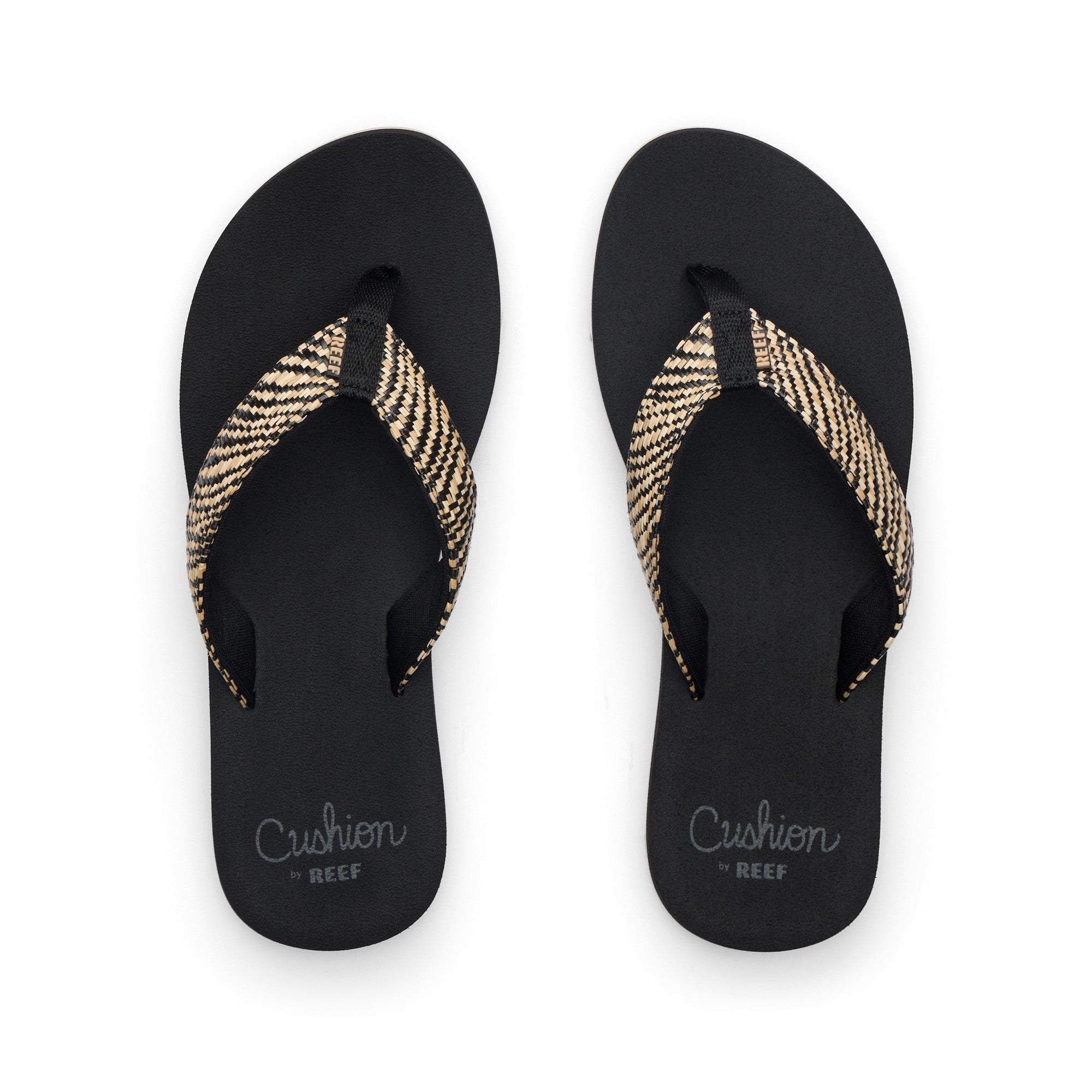 Sandalia Reef Women Baja Ashley Black Textile