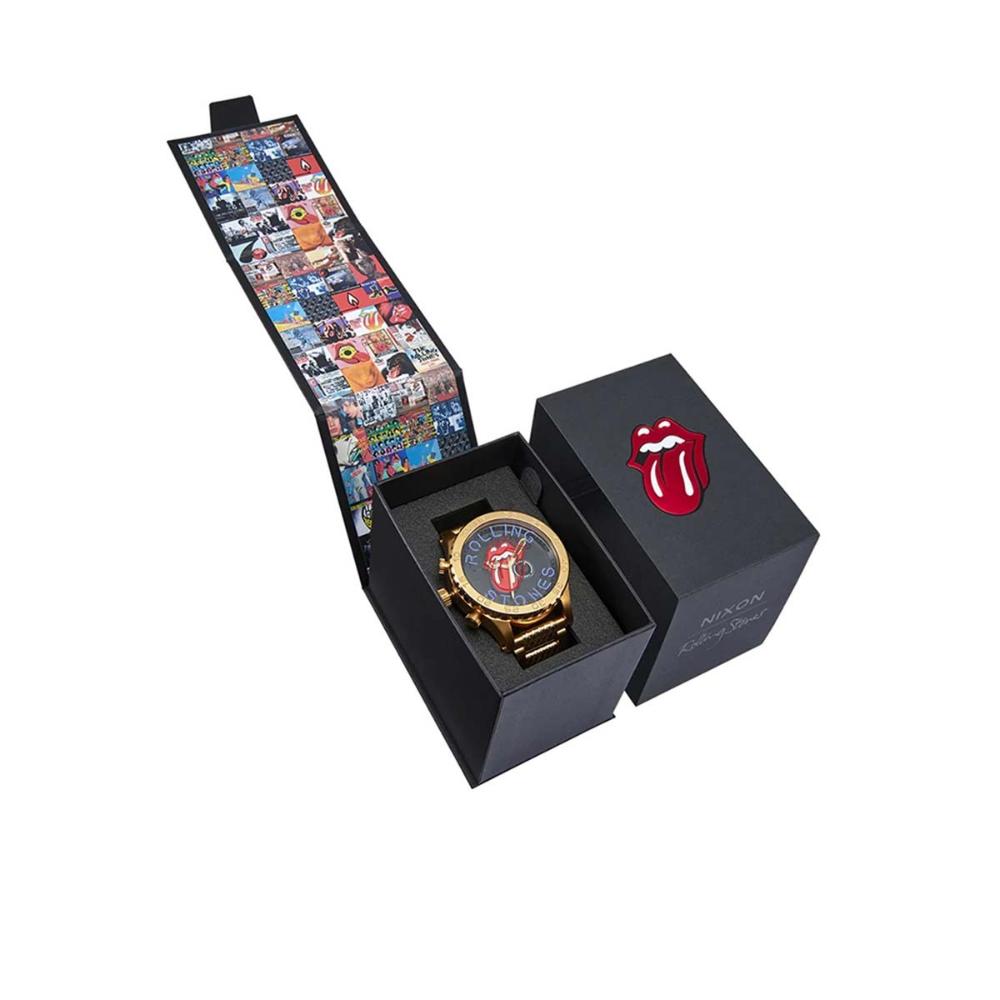 Reloj Rolling Stones 51-30 Gold Black