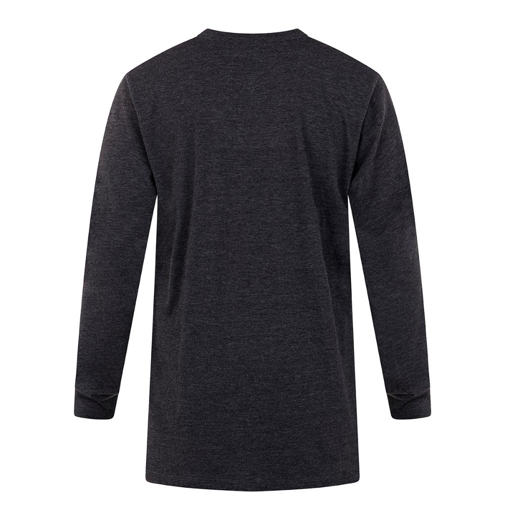 Polera Manga Larga Everyday One And Only Black Heather