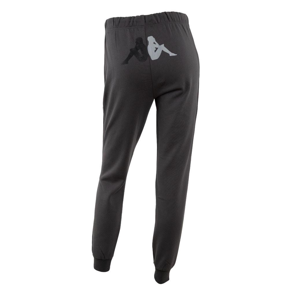 Pantalón de buzo Women Grey Logo Back Black White