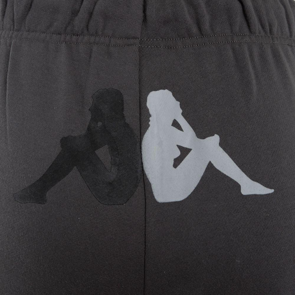 Pantalón de buzo Women Grey Logo Back Black White