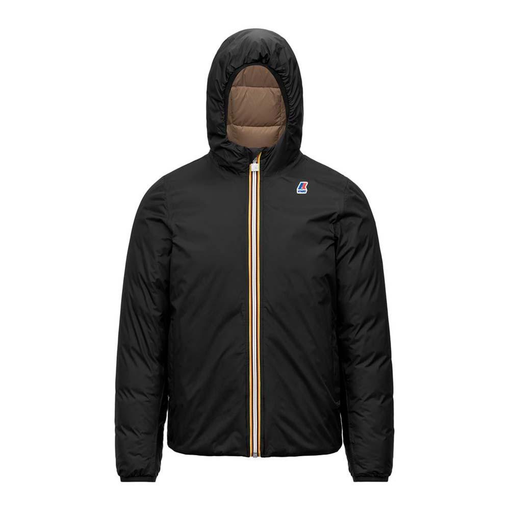 Chaqueta Men Reversible Jacques Thermo Black Pure Beige Taupe