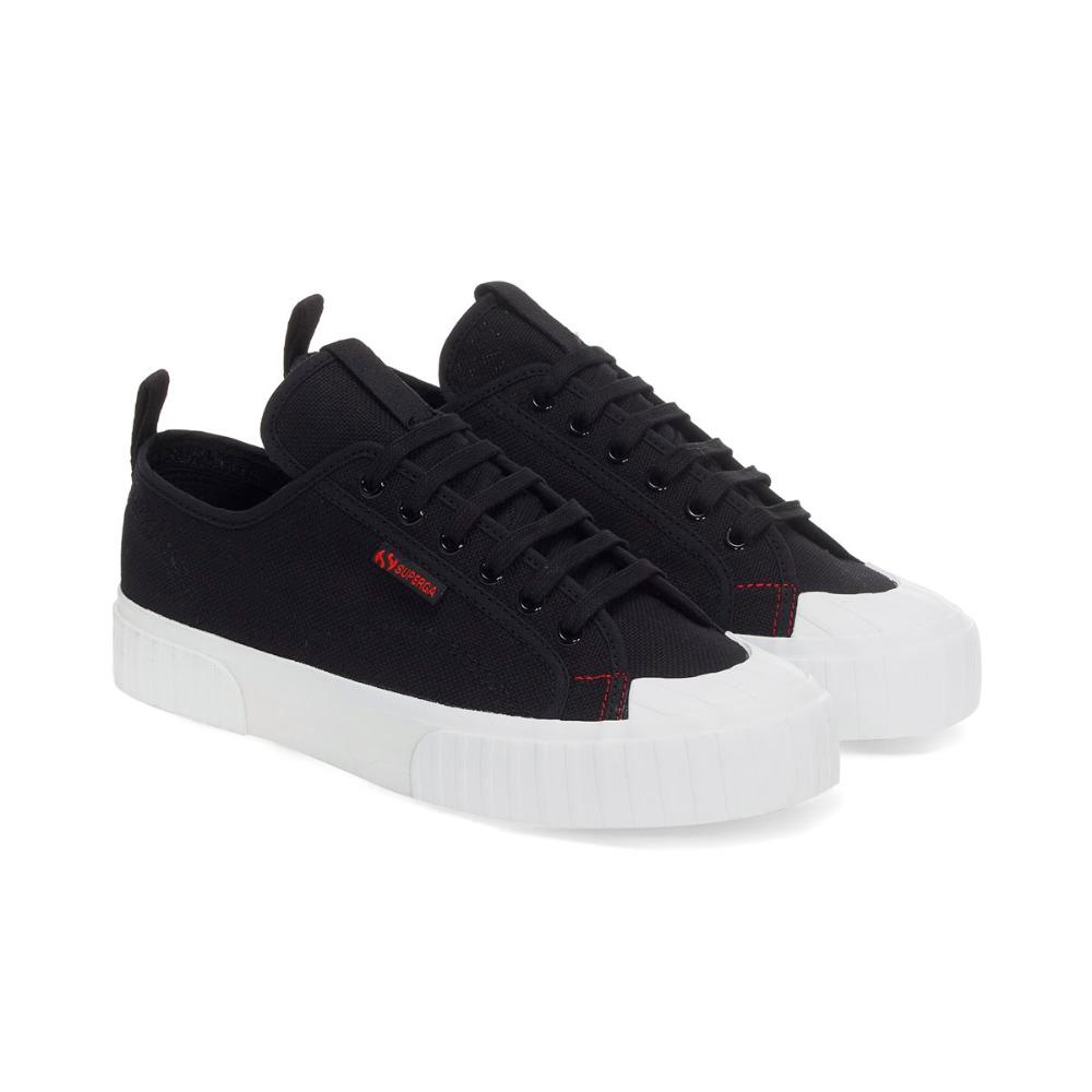 Zapatilla 2630 Stripe Black White Red