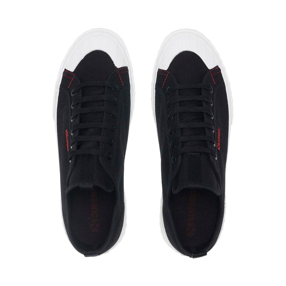 Zapatilla 2630 Stripe Black White Red