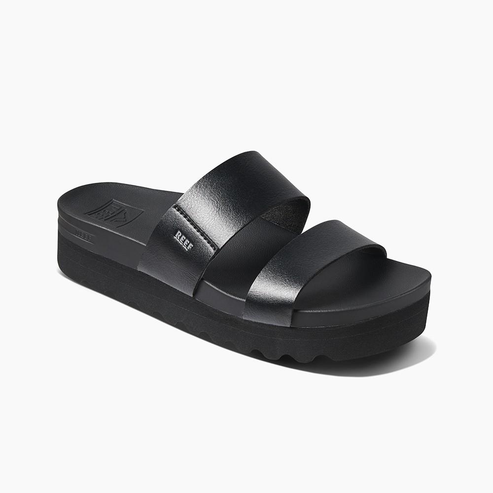 Sandalia Cushion Vista Hi Women All Black Reef
