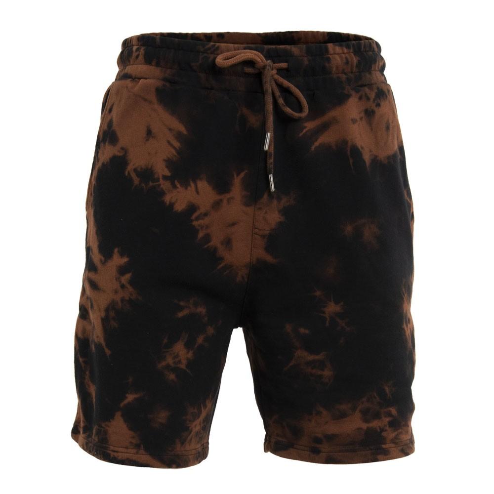 Short Men Tie Dye Black