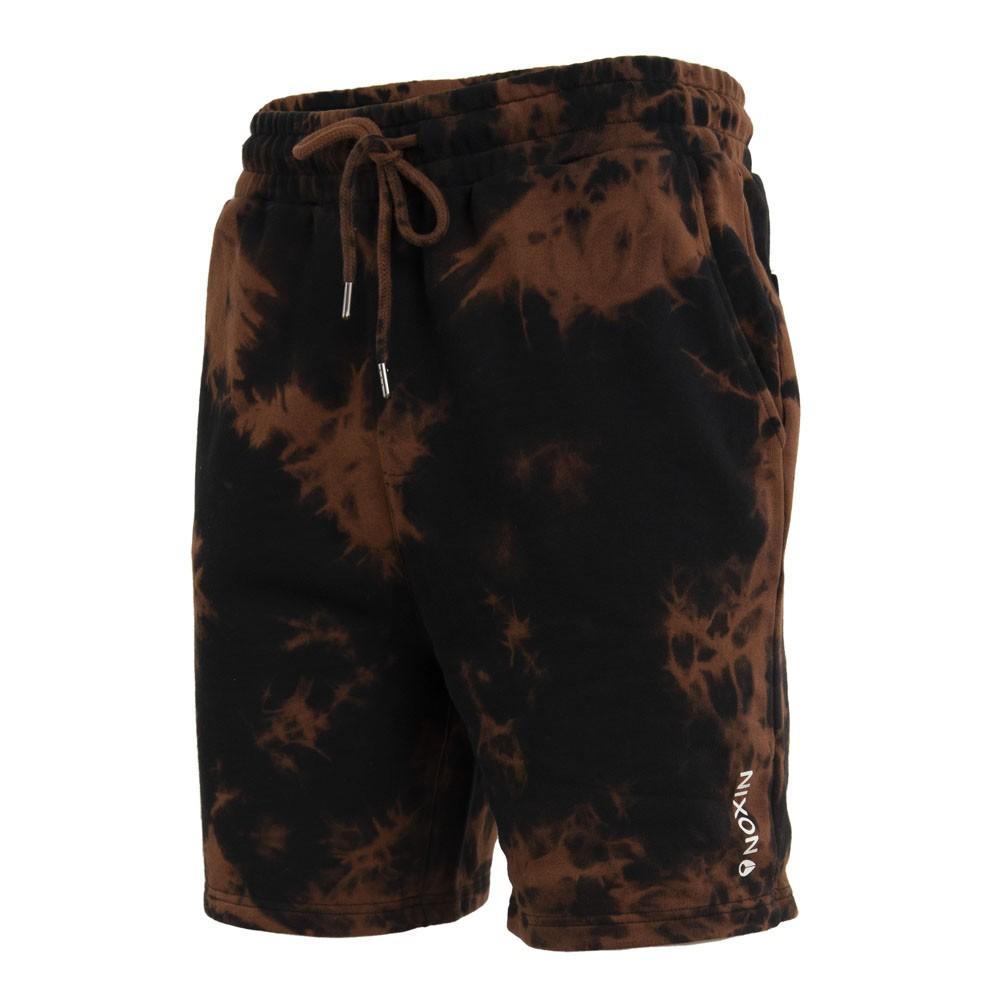 Short Men Tie Dye Black