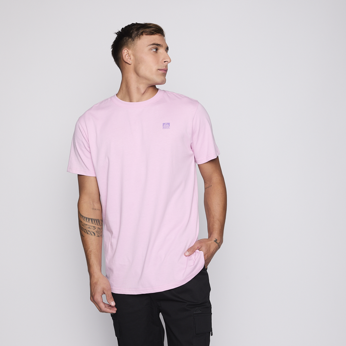Polera Reef Men Surf Reef 84 Pink
