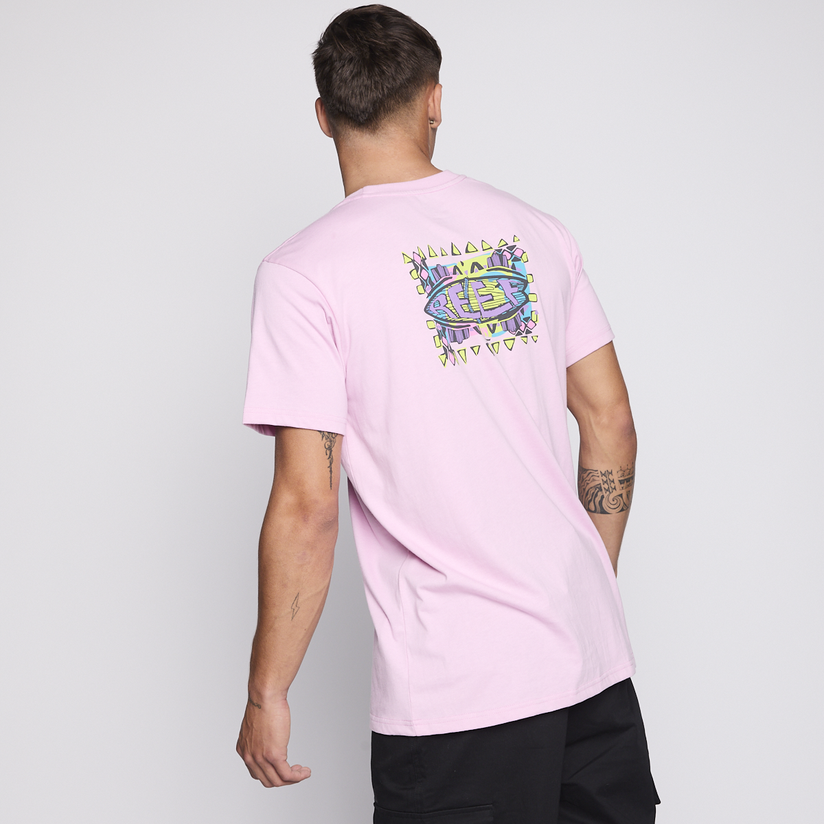Polera Reef Men Surf Reef 84 Pink