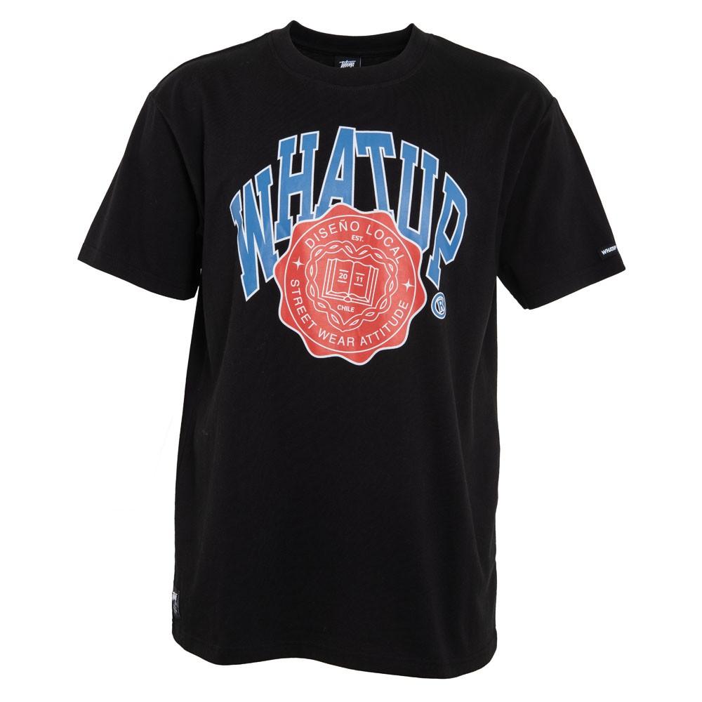 Polera Manga corta WHATUP Hombre I2304 Negro
