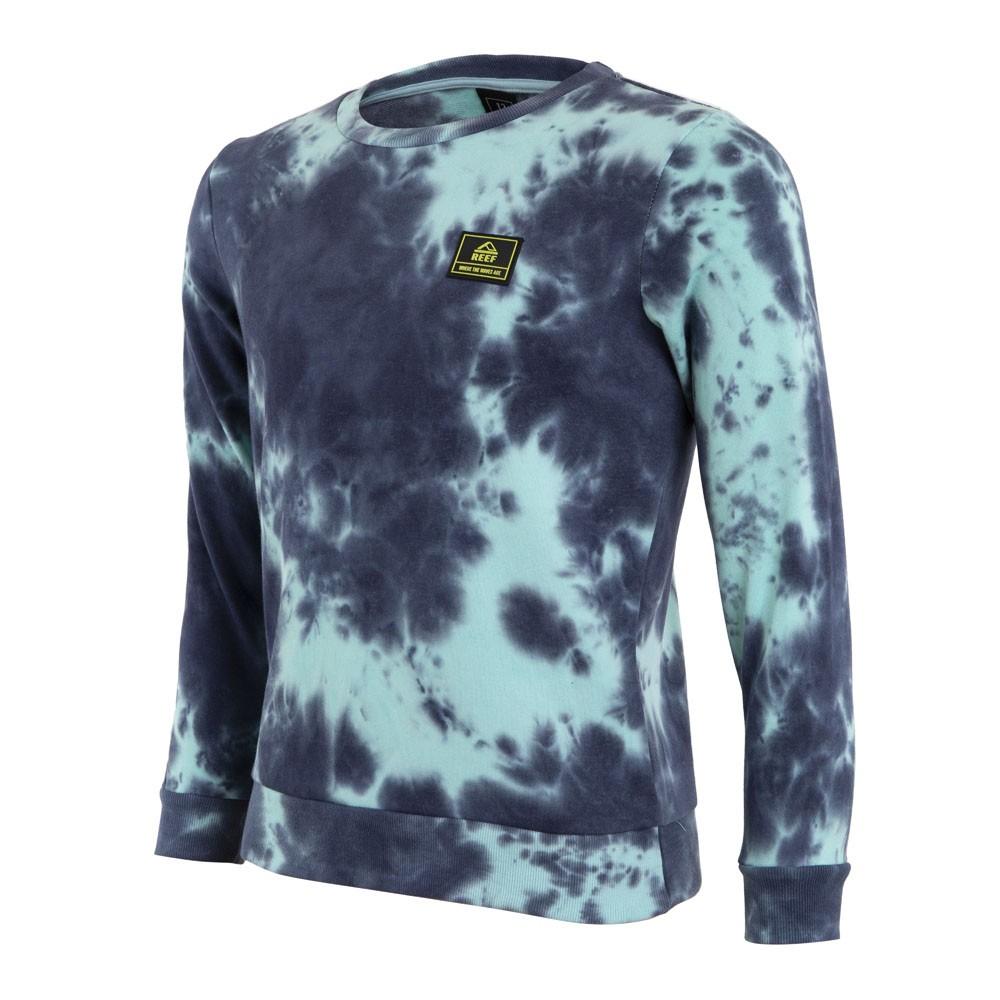 Poleron Kids Crew Tie Dye Blue Print