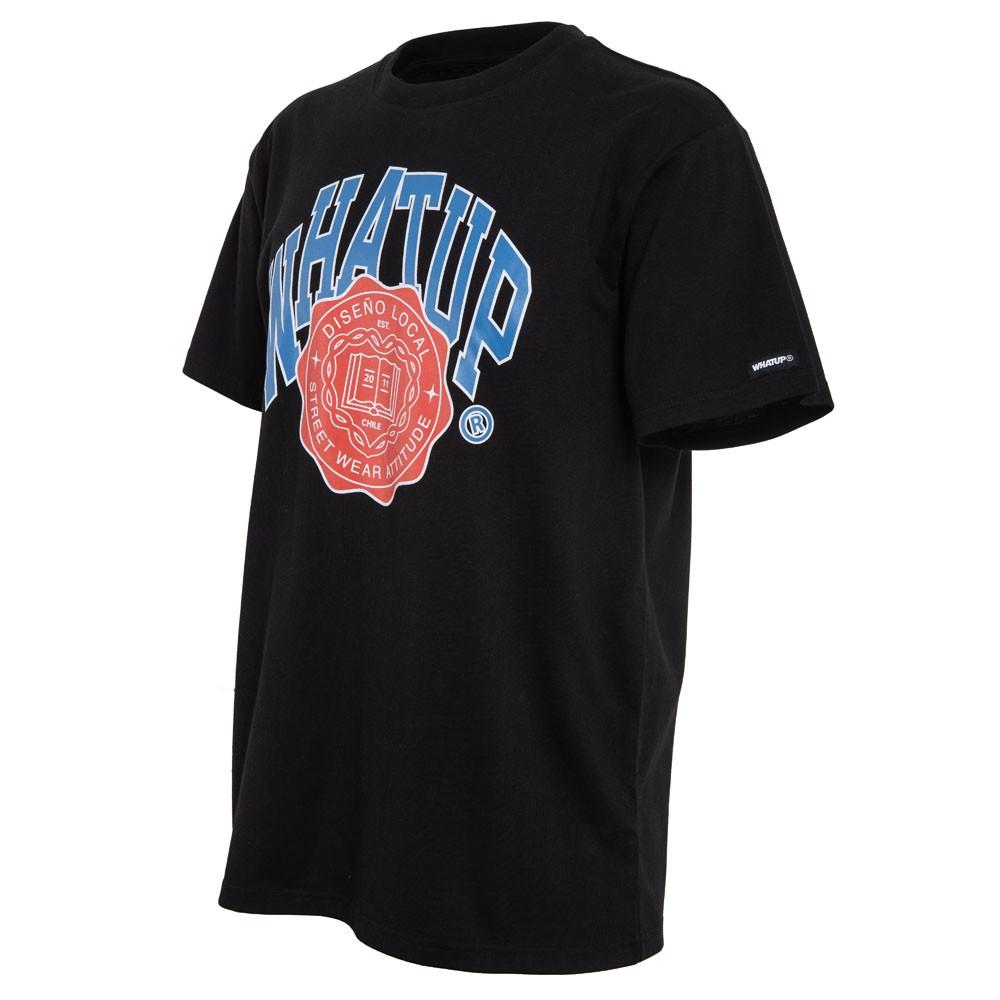 Polera Manga corta WHATUP Hombre I2304 Negro