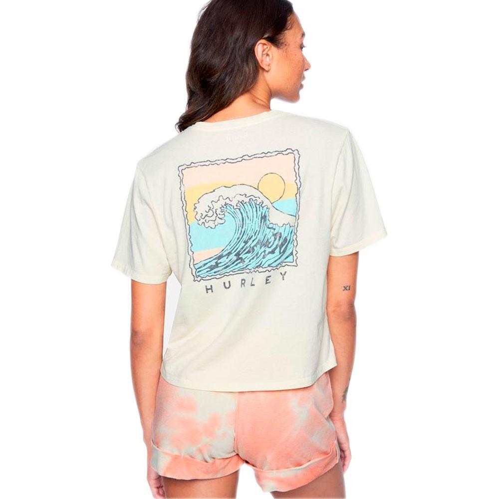 Croptop Waves for Days Washed seedpearl Hurley
