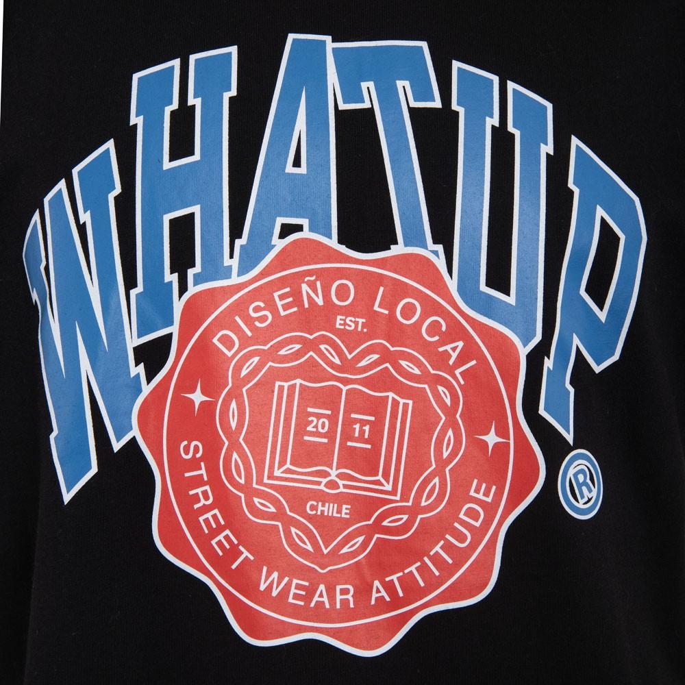 Polera Manga corta WHATUP Hombre I2304 Negro