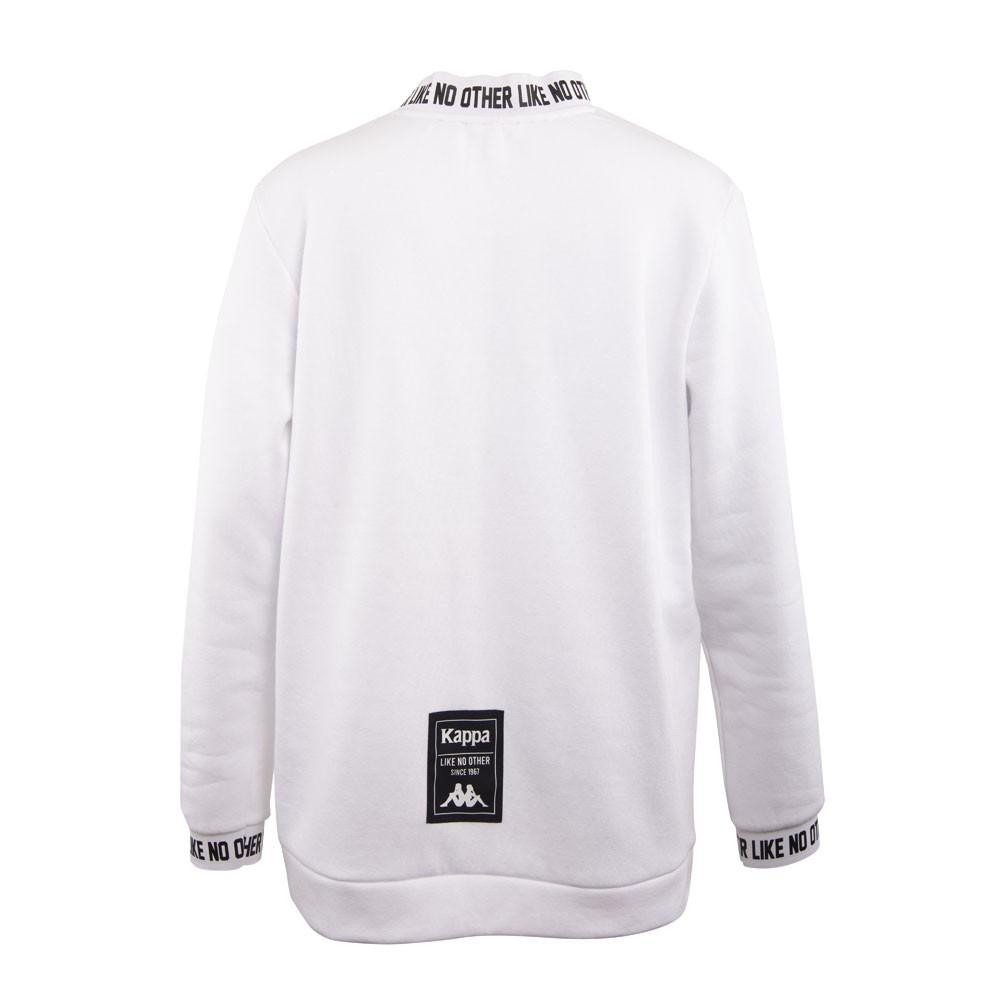 Poleron 2221 Oversize Men Cuello Elasticado White