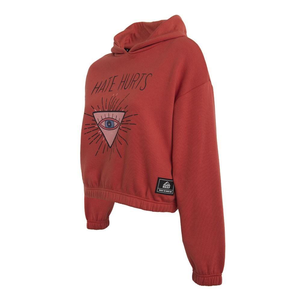 Poleron Crop Deep Red
