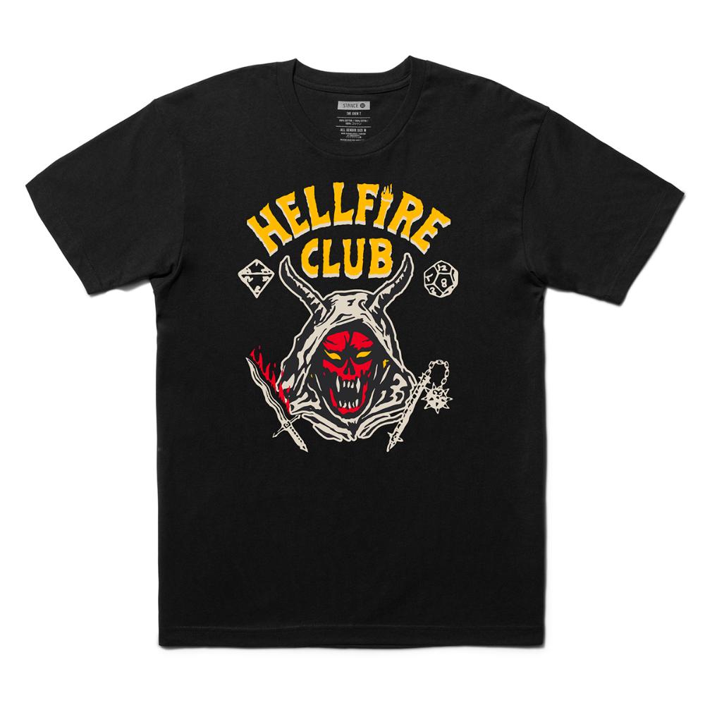 Polera Stance Hellfire Club Black