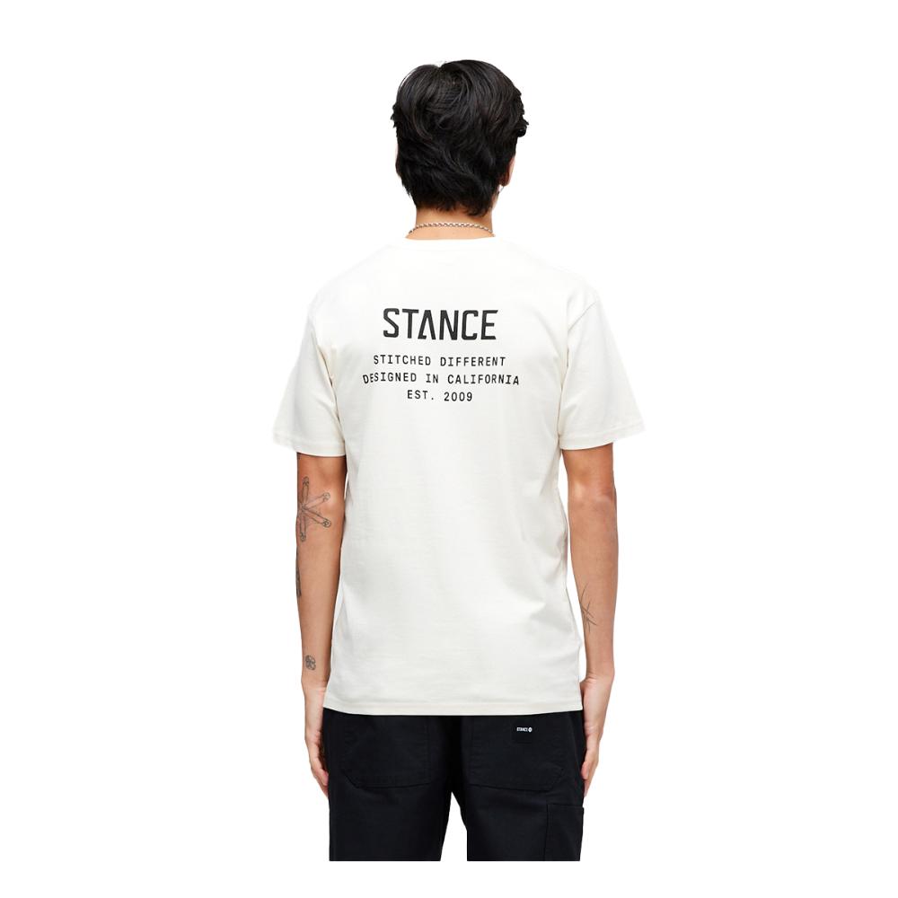 Polera Stance Established Vintage White