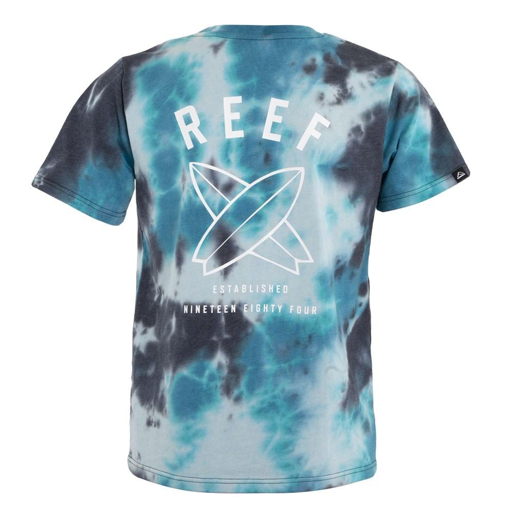 Polera Kids Black Blue Tie dye