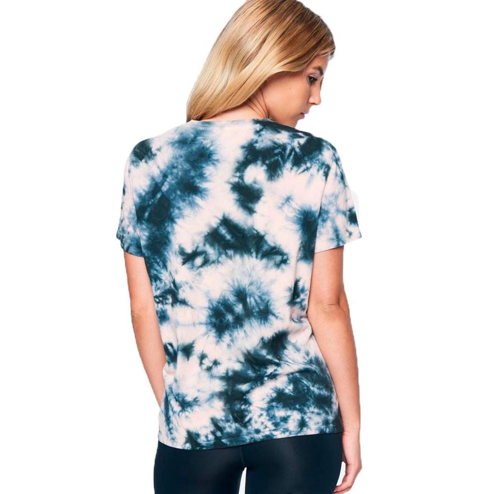Polera Melody Tie Dye Re Black Coralt Hurley