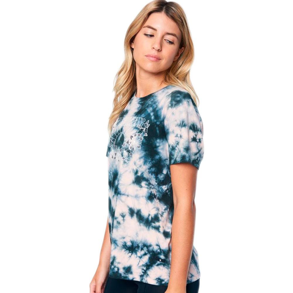 Polera Melody Tie Dye Re Black Coralt Hurley