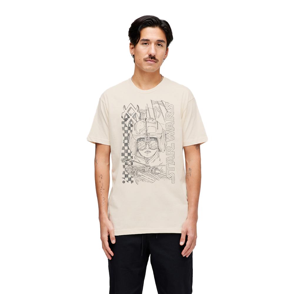 Polera Stance Anakin Vintage White