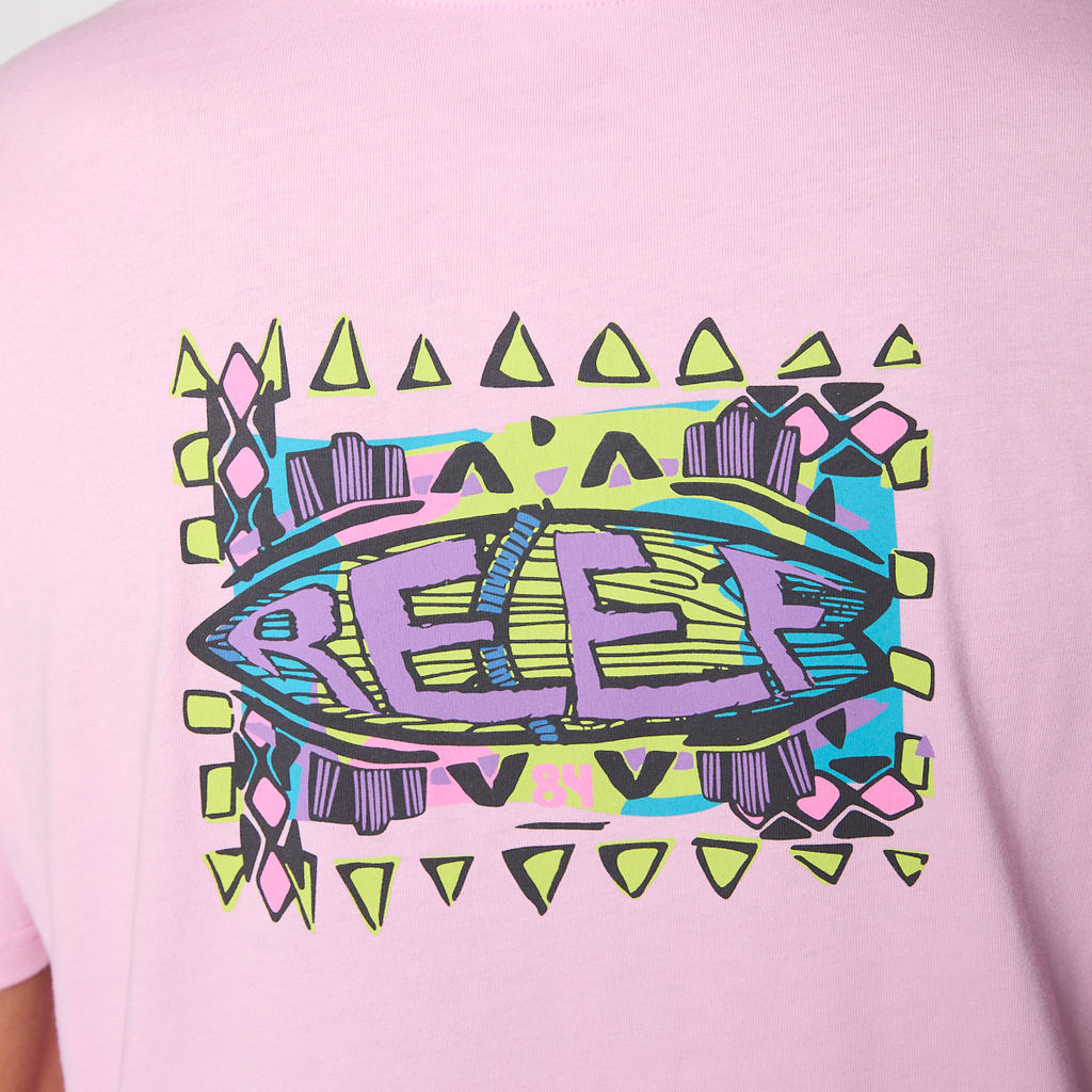 Polera Reef Men Surf Reef 84 Pink