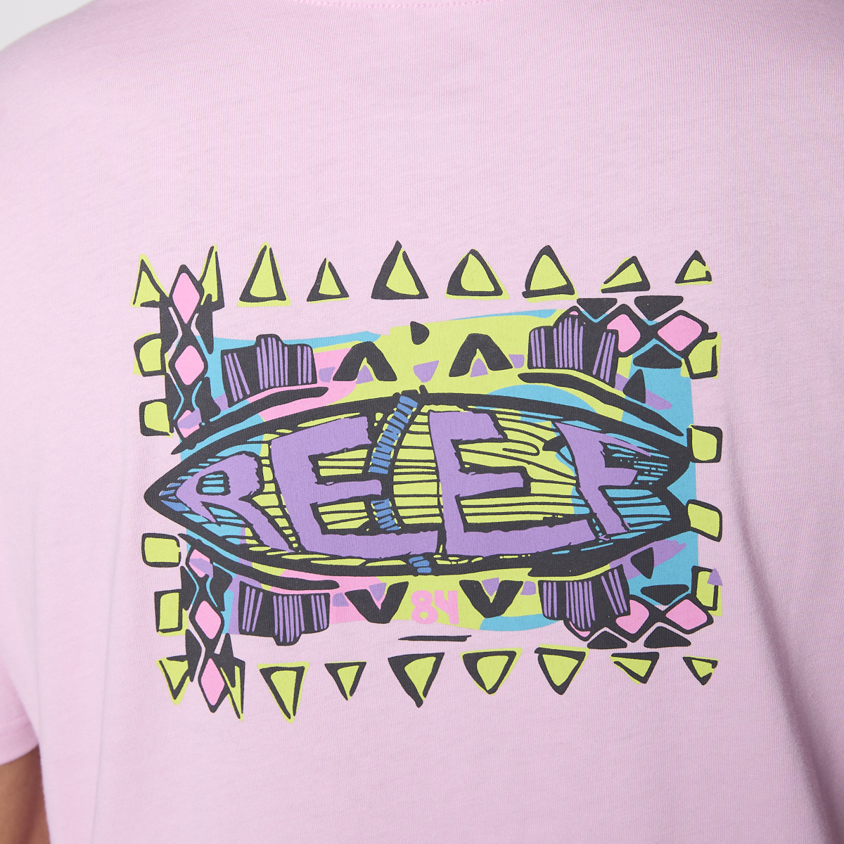 Polera Reef Men Surf Reef 84 Pink