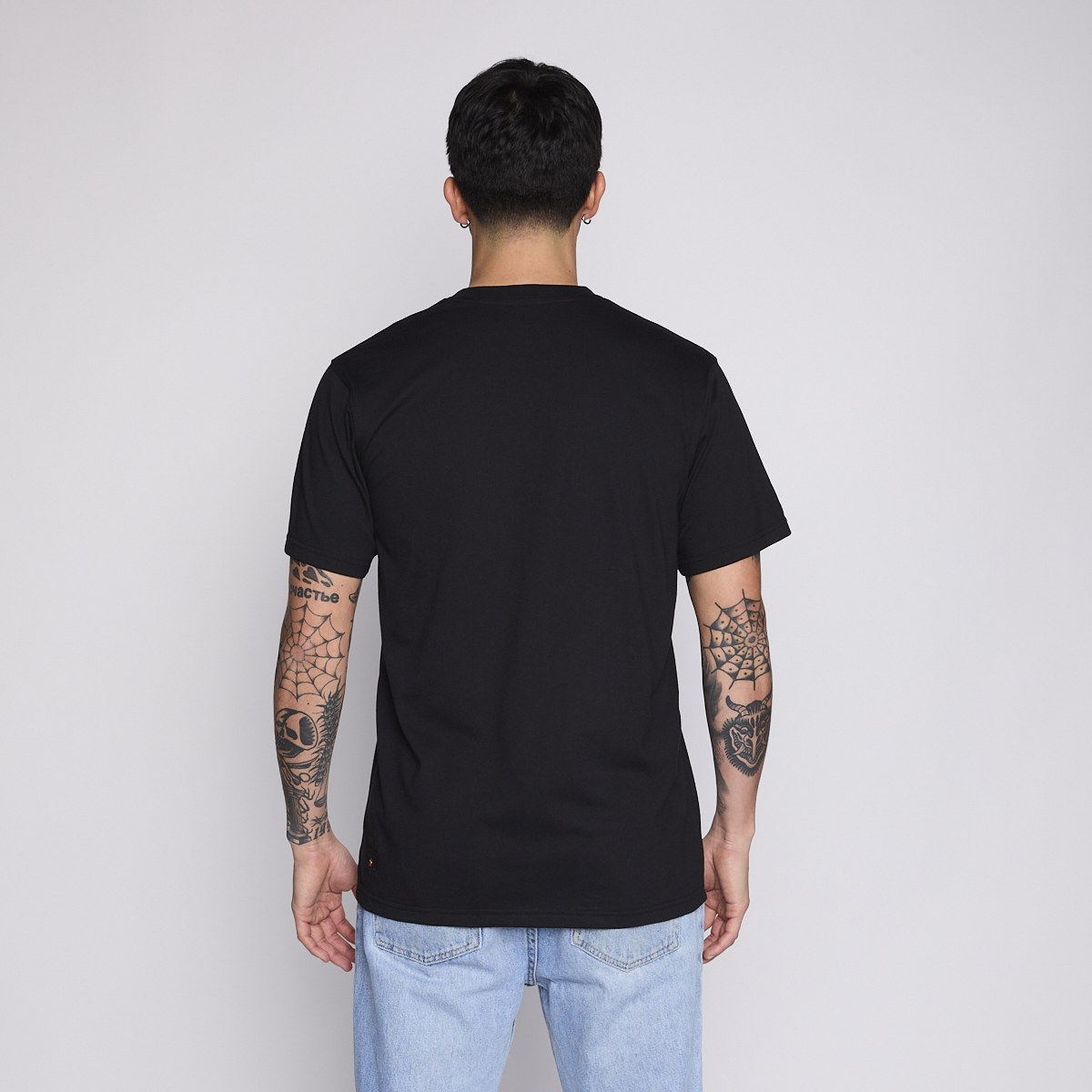 Polera Colo Colo Urbano Hombre Eterno Campeón Negro Escudo Verano
