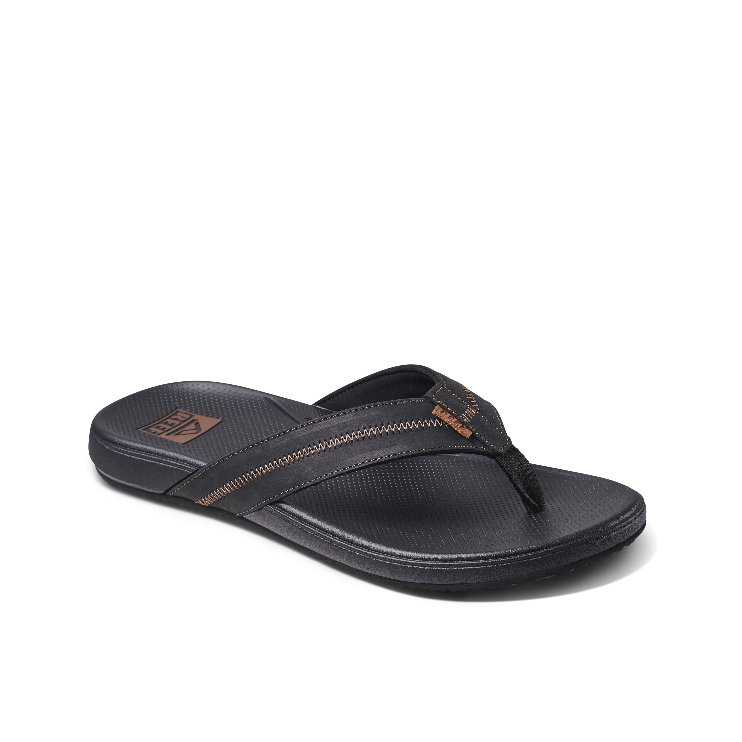 Sandalia Reef Men Cushion Phantom  2.0 Leather Black Coffee
