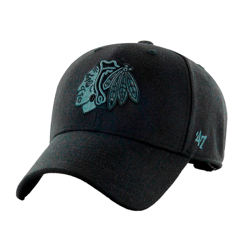 Jockey Chicago Blackhawk Black Grey Snapback MVP