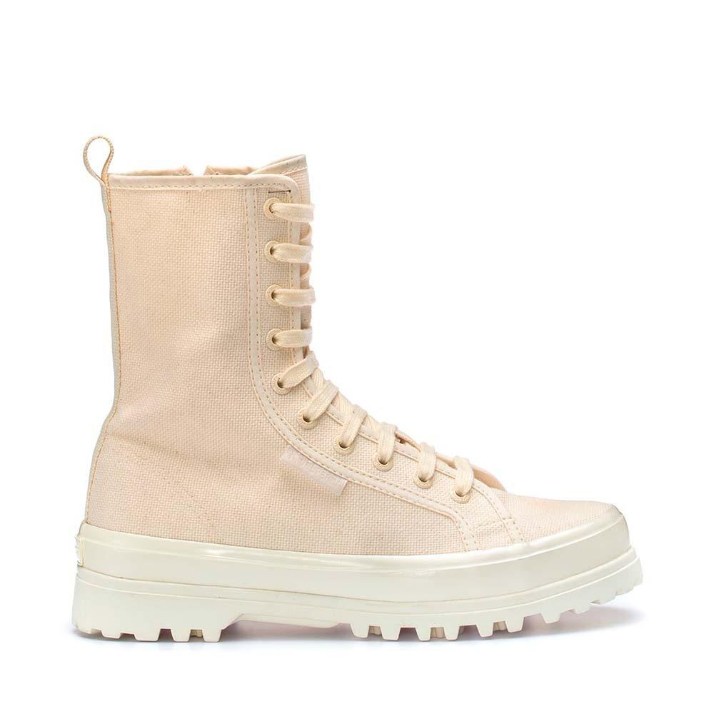 Zapatilla 2641 Alpina High Shiny Beige Raw
