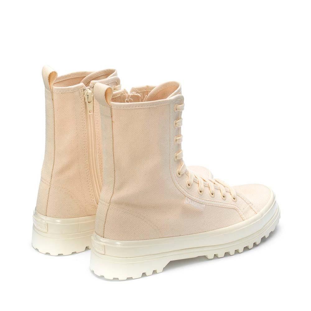 Zapatilla 2641 Alpina High Shiny Beige Raw
