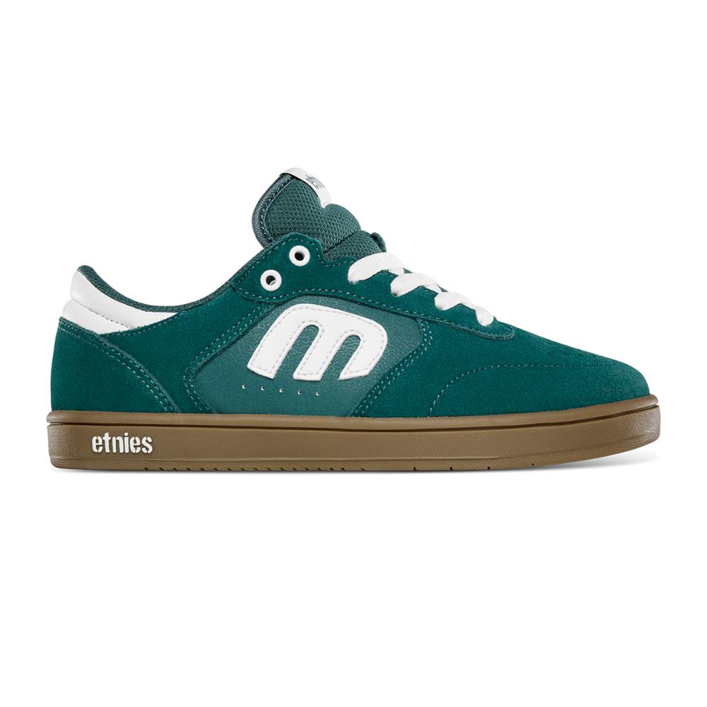 Zapatila Kids Windrow Green Gum White