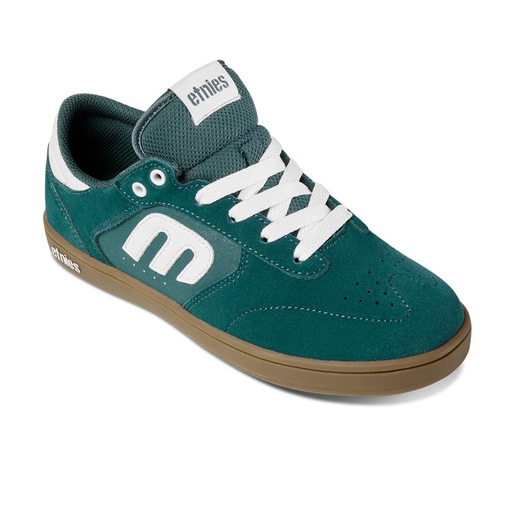 Zapatila Kids Windrow Green Gum White