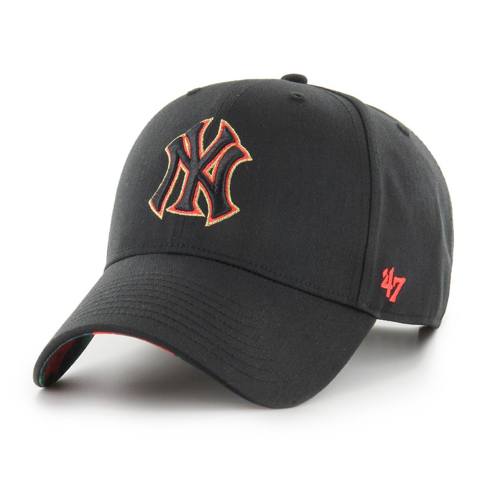 Jockey New York Yankees MVP Snapback Rose Garden Black