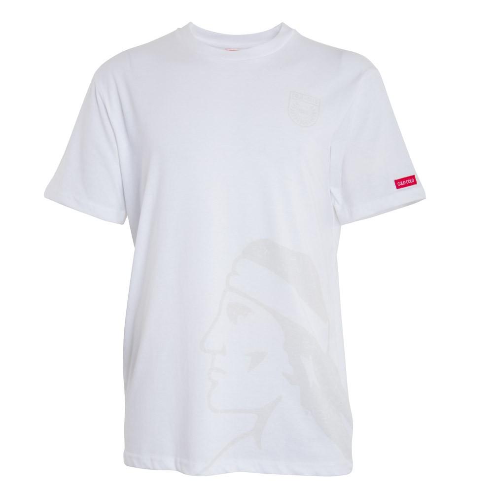 Polera Colo Colo Urbano «Cacique Blanco» Blanca