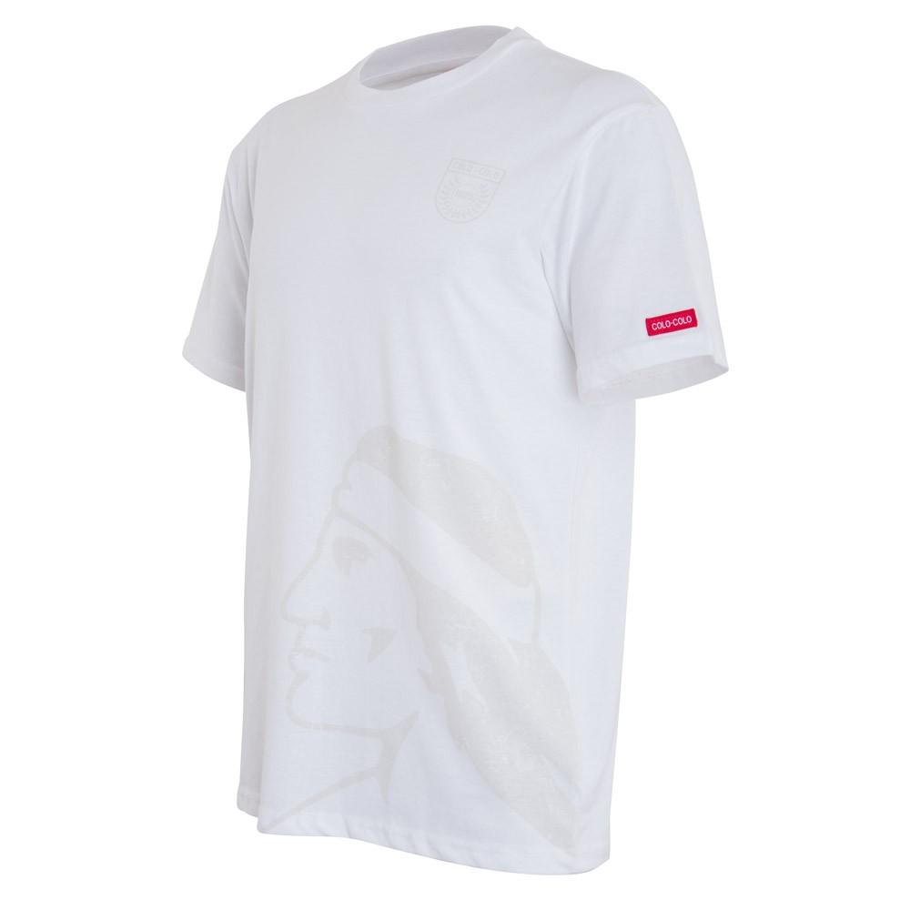 Polera Colo Colo Urbano «Cacique Blanco» Blanca