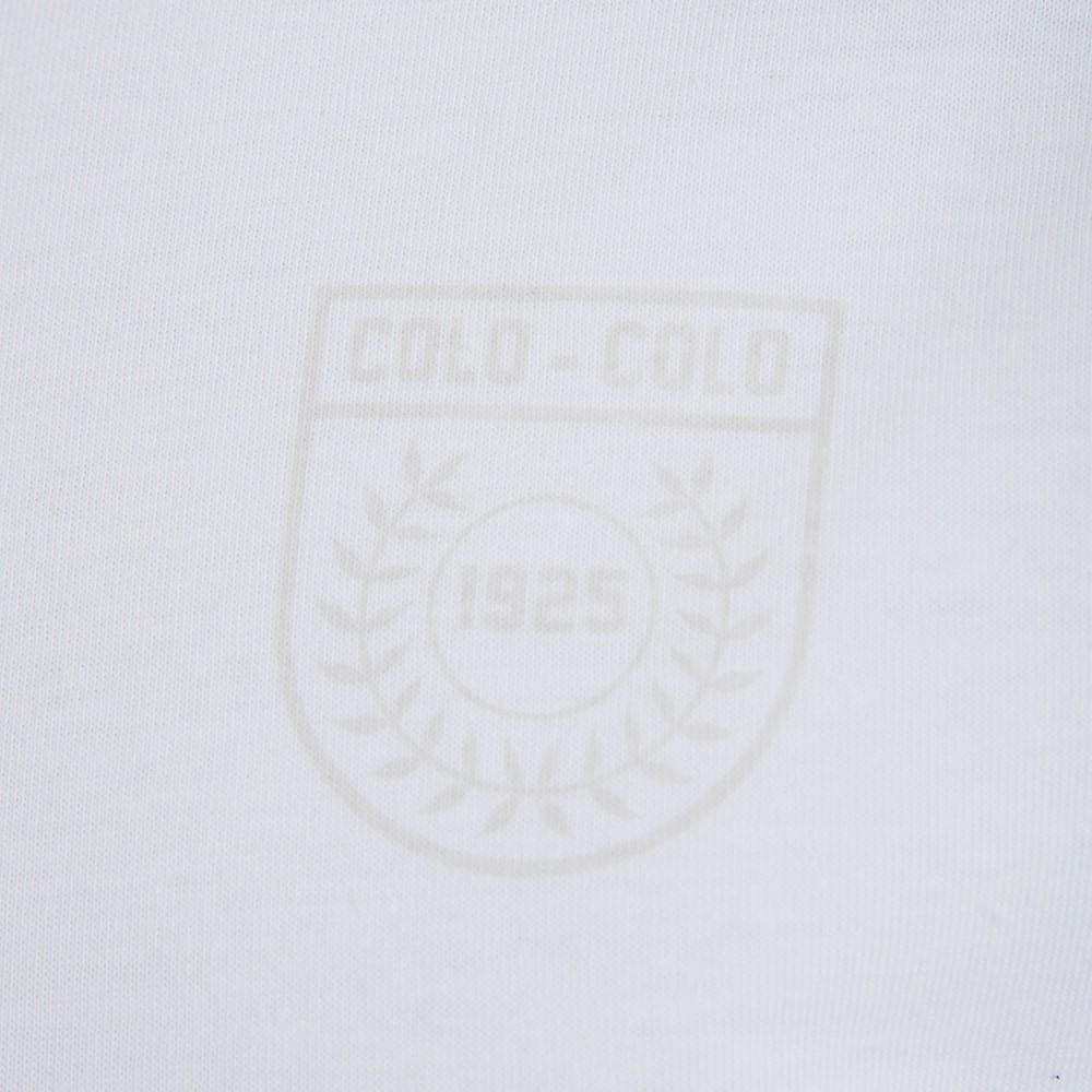 Polera Colo Colo Urbano «Cacique Blanco» Blanca