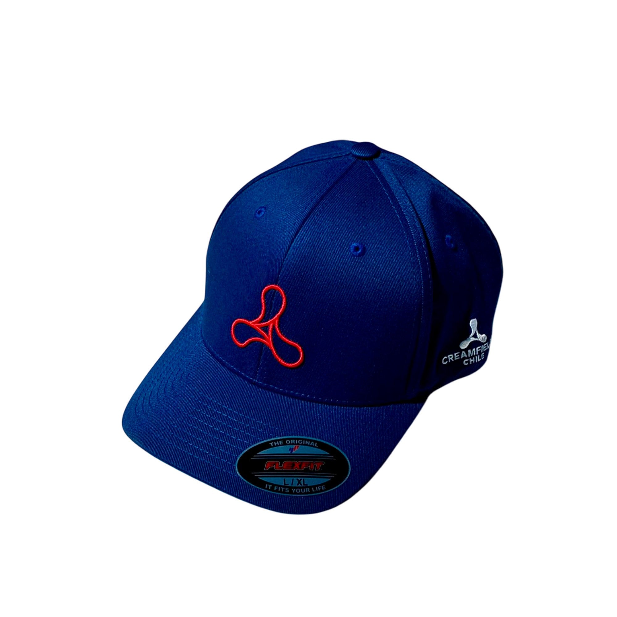 Jockey Creamfield Flex Fit Royal Logo L/XL 20 años